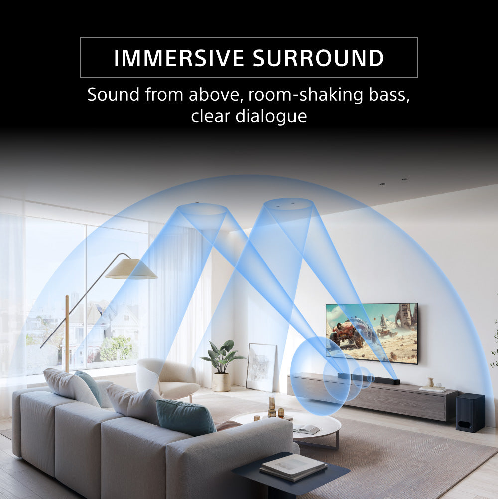 Sony BRAVIA Theater Bar 6 3.1.2-Channel Dolby Atmos Soundbar System HT-B600
