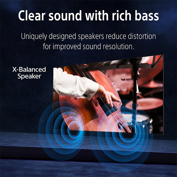 Sony | BRAVIA 3 55 Inch TV | 4K HDR Processor X1 | 4K Ultra HD | High Dynamic Range (HDR) | Smart TV (Google TV) | 2024 Model