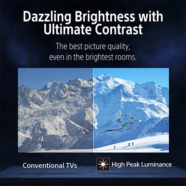 Sony | BRAVIA 9 75 Inch TV | Mini LED | 4K Ultra HD | High Dynamic Range (HDR) | Smart TV (Google TV) | 2024 Model