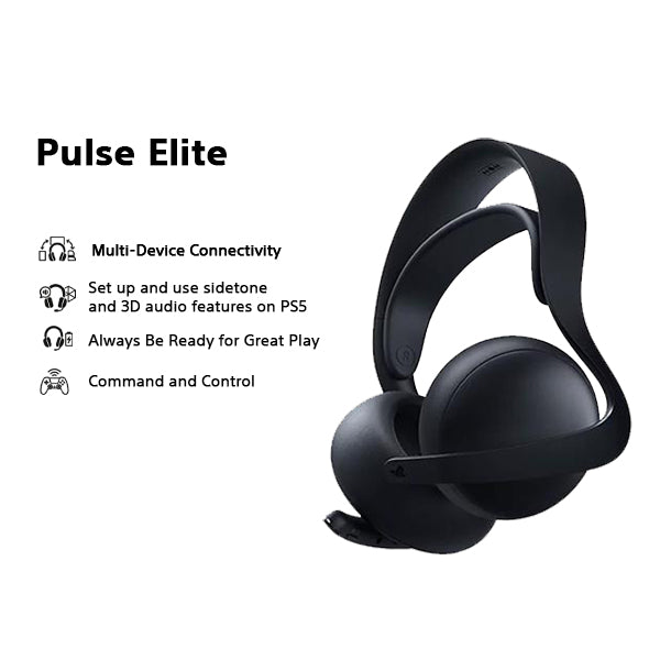 Pulse Elite Wireless Headset - Coal