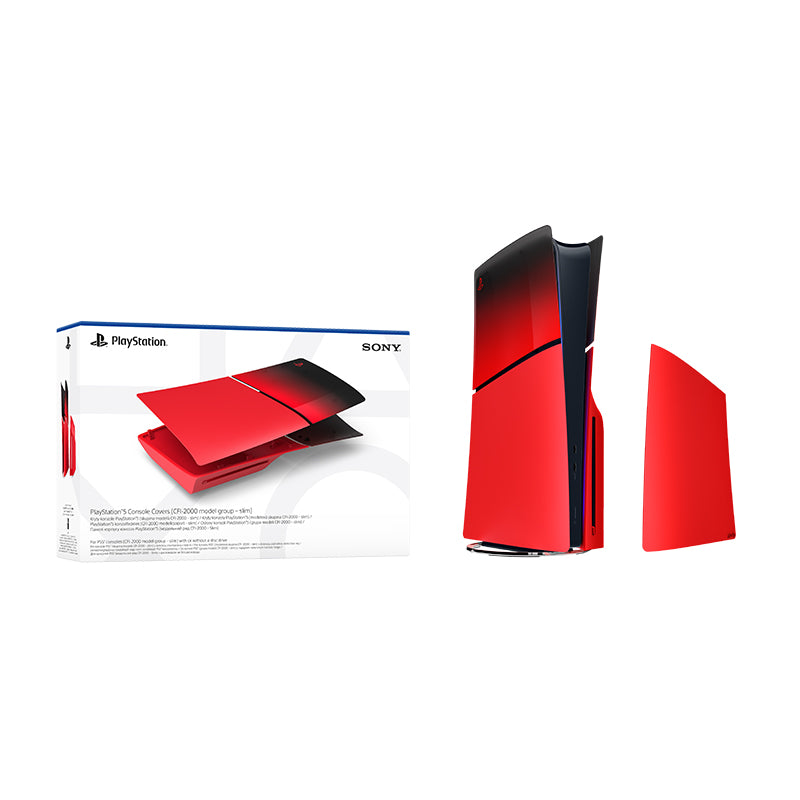 PS5 Slim Cover-Techno Red (CFI-ZCS2G13)