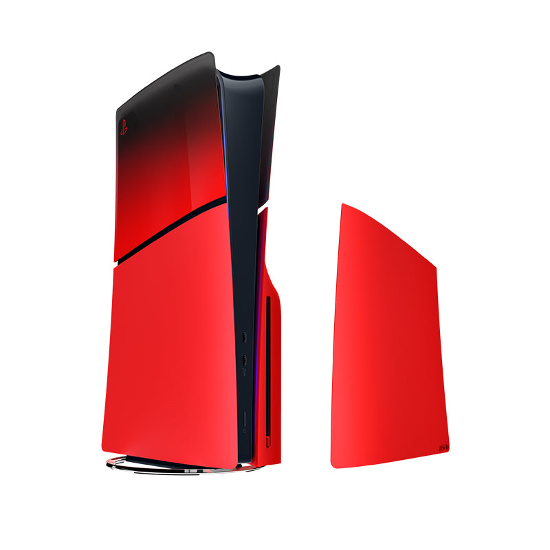 PS5 Slim Cover-Techno Red (CFI-ZCS2G13)