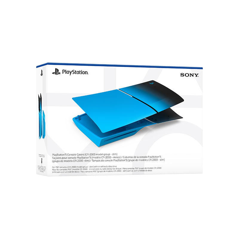 PS5 Slim Cover-Rythm Blue (CFI-ZCS2G15)