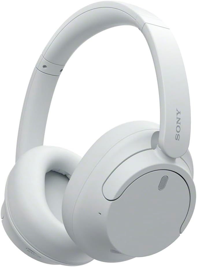 Sony WH-CH720N Wireless Over-Ear Noise-Canceling Headphones (White)