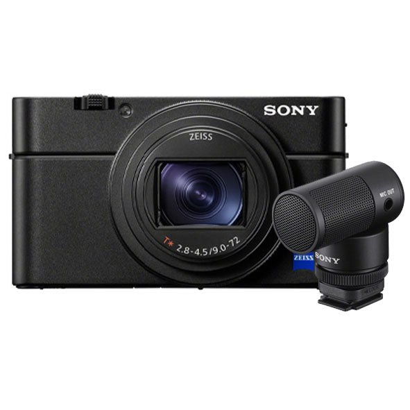 Sony Cyber-shot DSC-RX100 VII G Digital Camera with ECM-G1 Ultracompact Shotgun Microphone