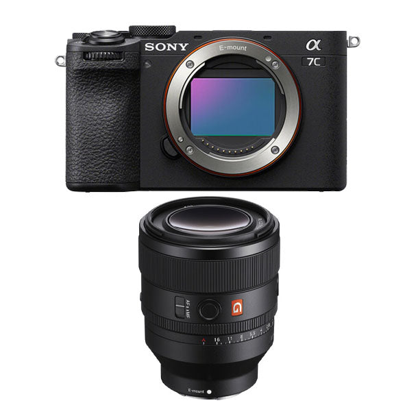 Sony a7C II Mirrorless Camera (Black) with Sony FE 50mm f1.2 GM Lens