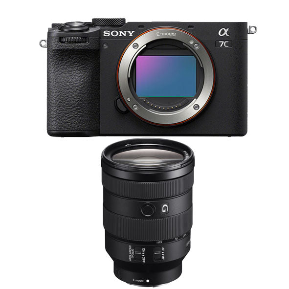 Sony a7C II Mirrorless Camera (Black) with Sony FE 24-105mm f4 G OSS Lens