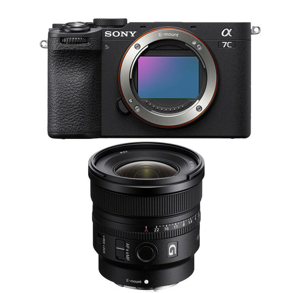 Sony a7C II Mirrorless Camera (Black) with Sony FE 16mm f1.8 G Mirrorless Lens