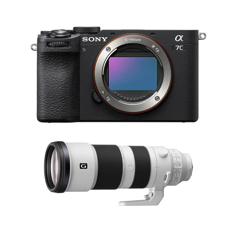 Sony a7C II Mirrorless Camera (Black) with Sony FE 70-200mm f4 Macro G OSS II Lens Sony FE