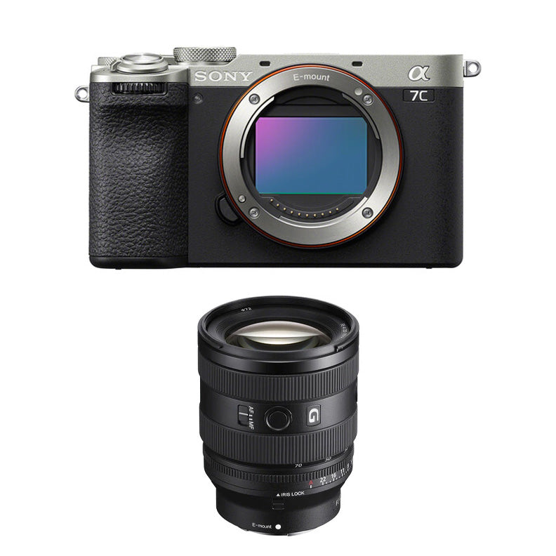 Sony a7C II Mirrorless Camera (Silver) with Sony FE 20-70mm f4 G Lens (Sony E)