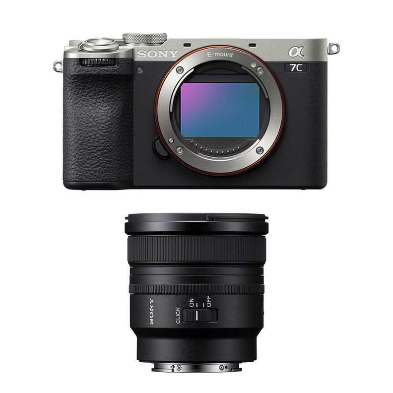Sony a7C II Mirrorless Camera (Silver) with Sony FE 16mm f1.8 G Mirrorless Lens