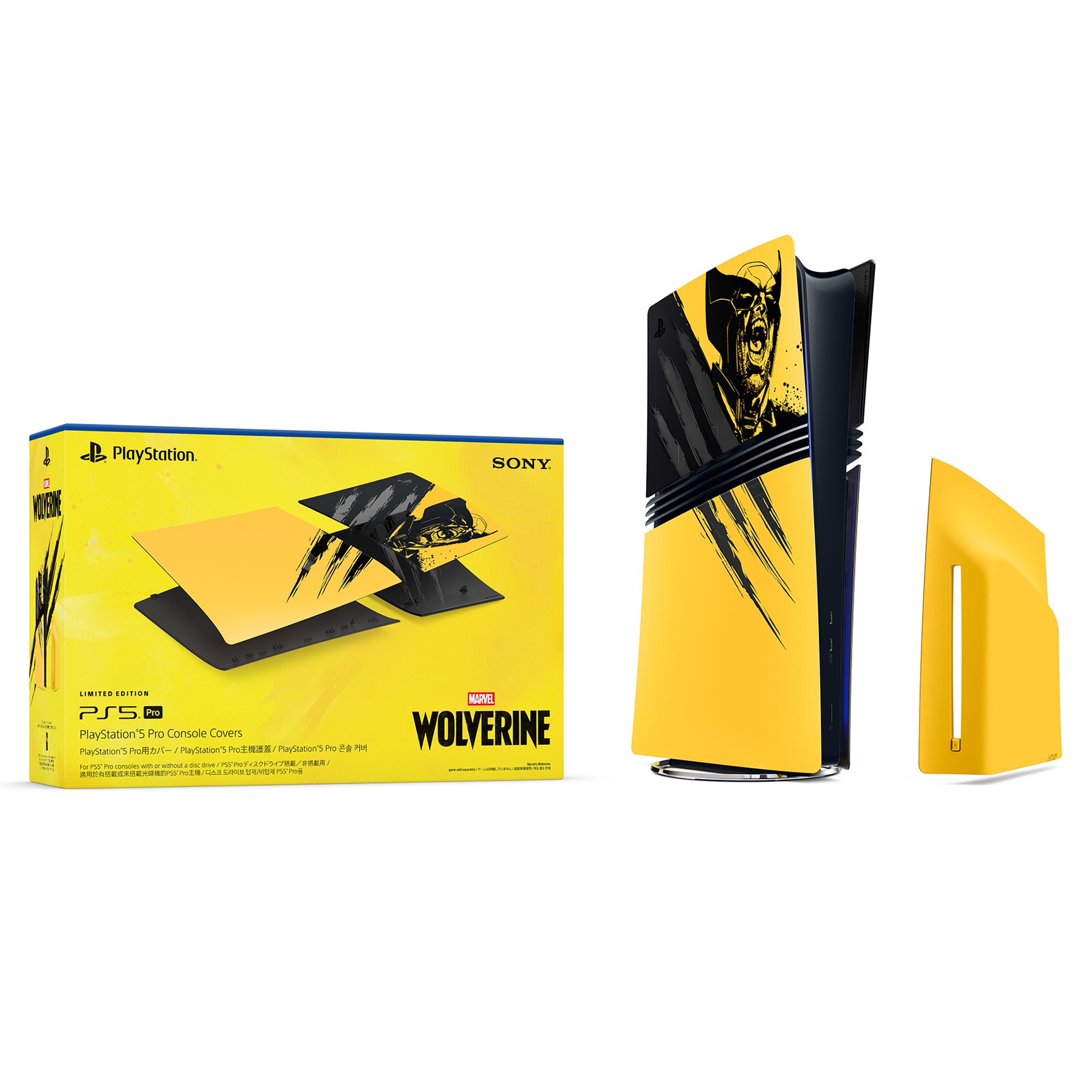 Cover Konsol PlayStation®5 Pro – Marvel’s Wolverine Battle Yellow Edisi Terbatas