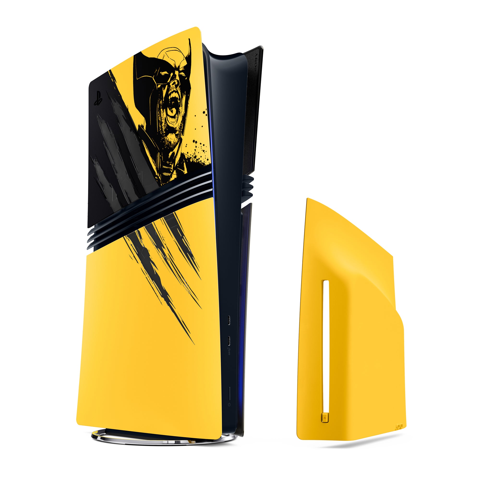 Cover Konsol PlayStation®5 Pro – Marvel’s Wolverine Battle Yellow Edisi Terbatas