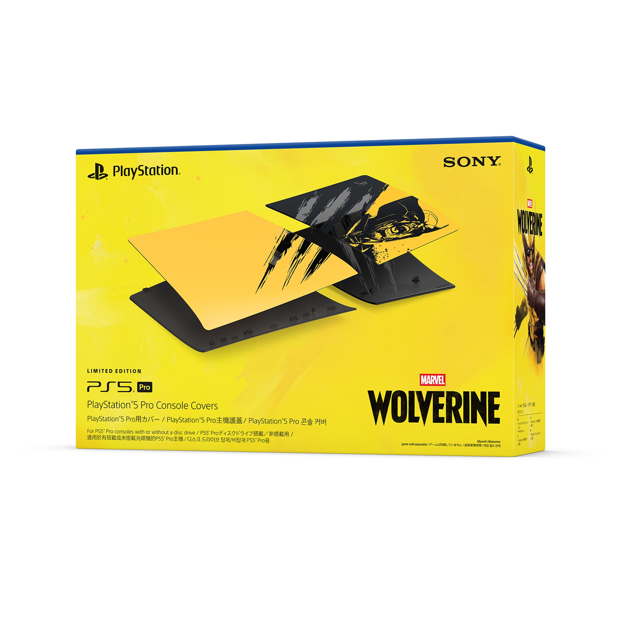 Cover Konsol PlayStation®5 Pro – Marvel’s Wolverine Battle Yellow Edisi Terbatas