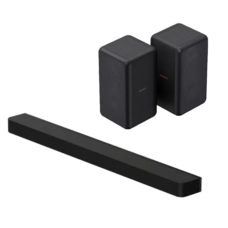 Sony HT-A8000 Bravia Theatre Bar 8 Sound Bar with Sony SA-RS3S 100W Additional Wireless Rear Speakers