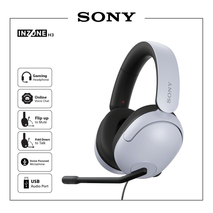 SONY INZONE H3 Wired Gaming Headset MDR-G300