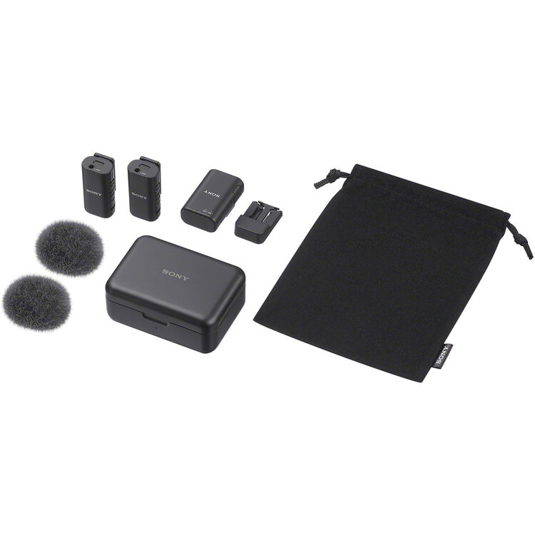 Sony ECM-W3 2-Person Wireless Microphone System with Multi Interface Shoe