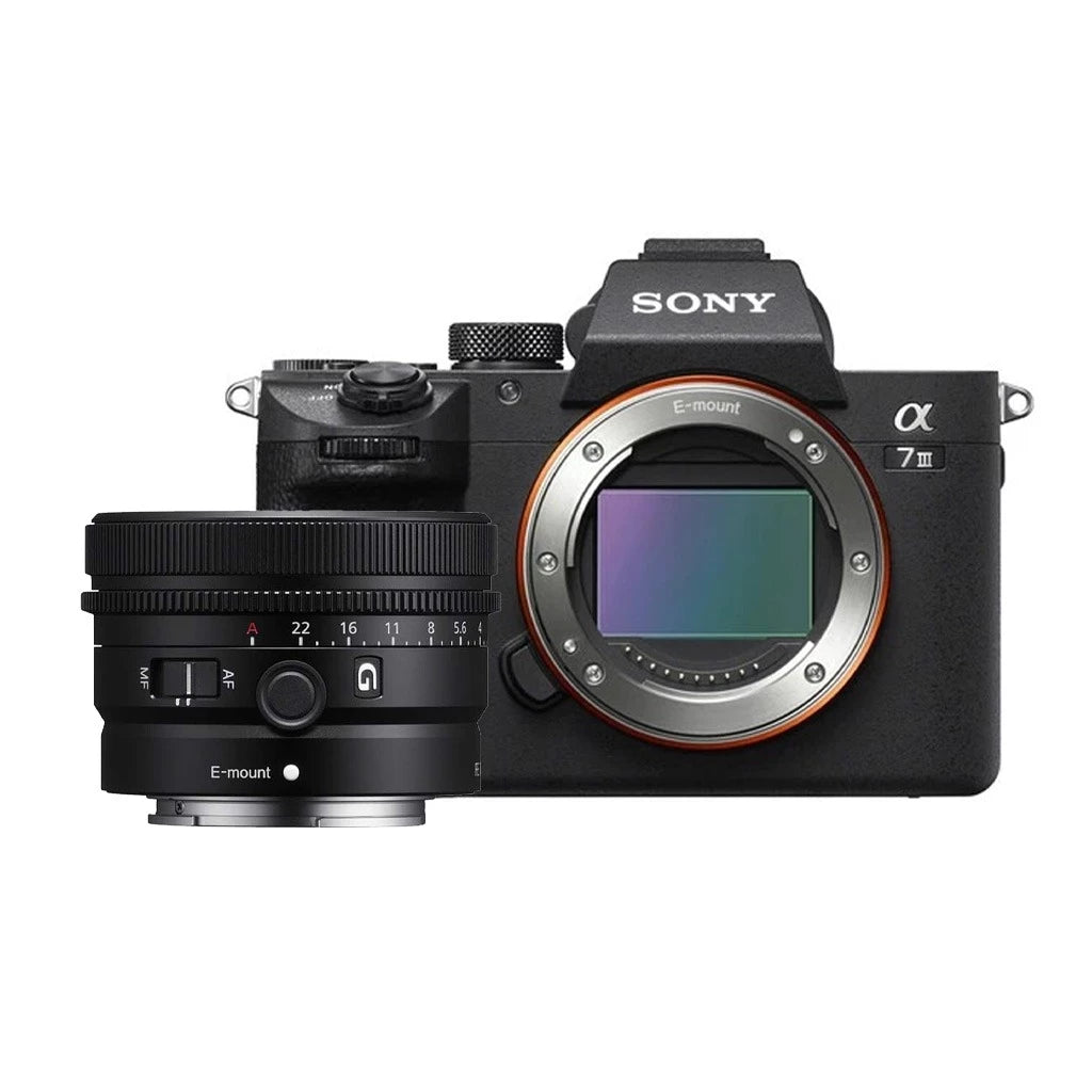 Sony Alpha a7 III Mirrorless Digital Camera (Body Only) + Sony FE 50mm f2.5 G Lens