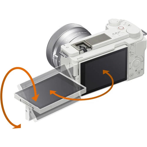 Sony ZV-E10 II Mirrorless Camera with 16-50mm Lens (White)