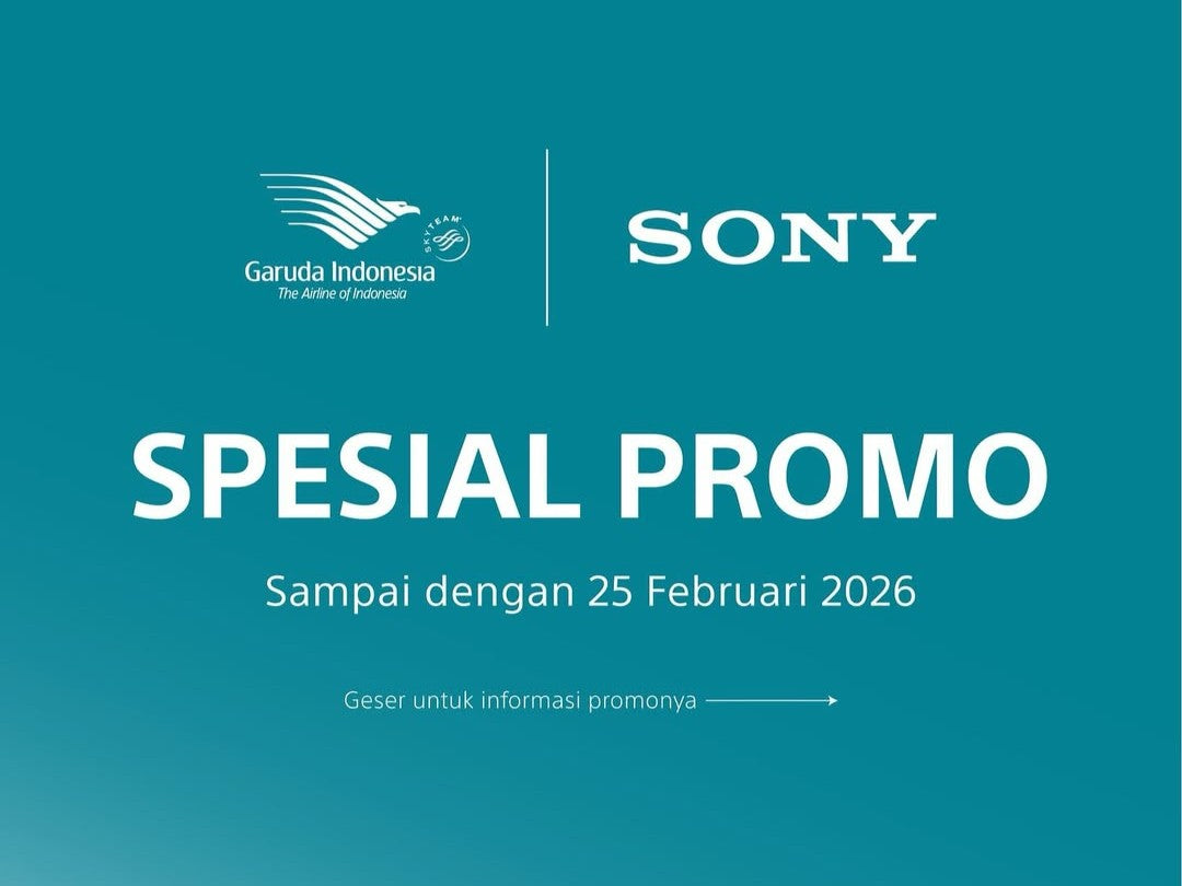 Promo Spesial Sony x Garuda Indonesia - Diskon Hingga Rp500.000 untuk Penumpang Garuda!