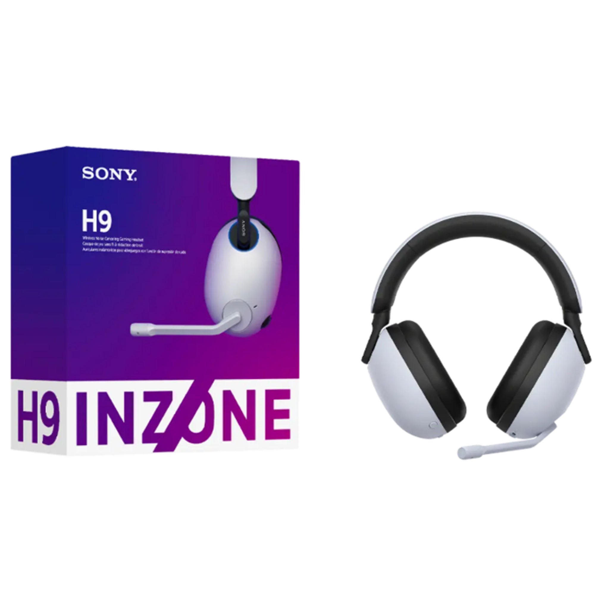 Sony INZONE H9 Wireless Noise-Canceling Gaming Headset (White)