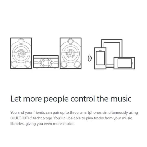 SONY MHC-M40D Sistem Audio dengan DVD