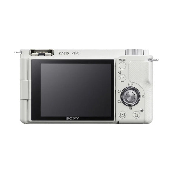 Sony ZV-E10 Mirrorless Camera with 16-50mm Lens (White)