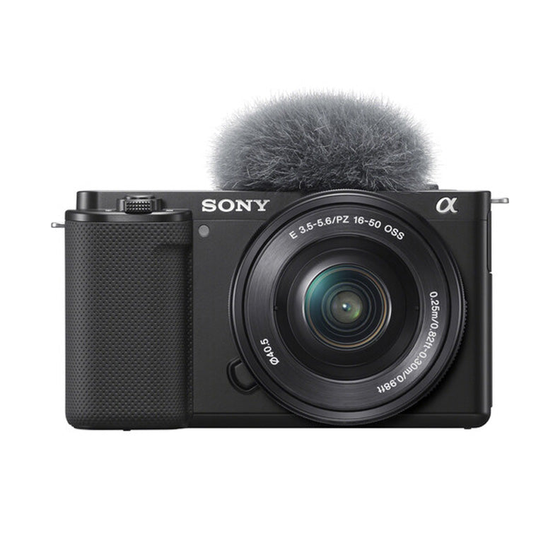 Sony ZV-E10 Mirrorless Camera with 16-50mm Lens (Black)