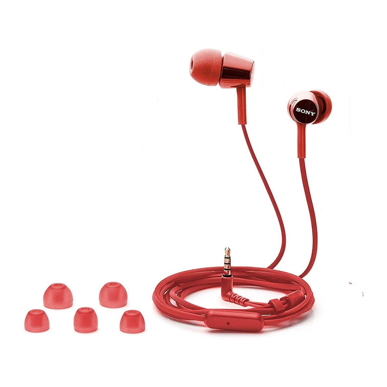 Sony MDR-EX155APRQE  In-ear Headphones Red