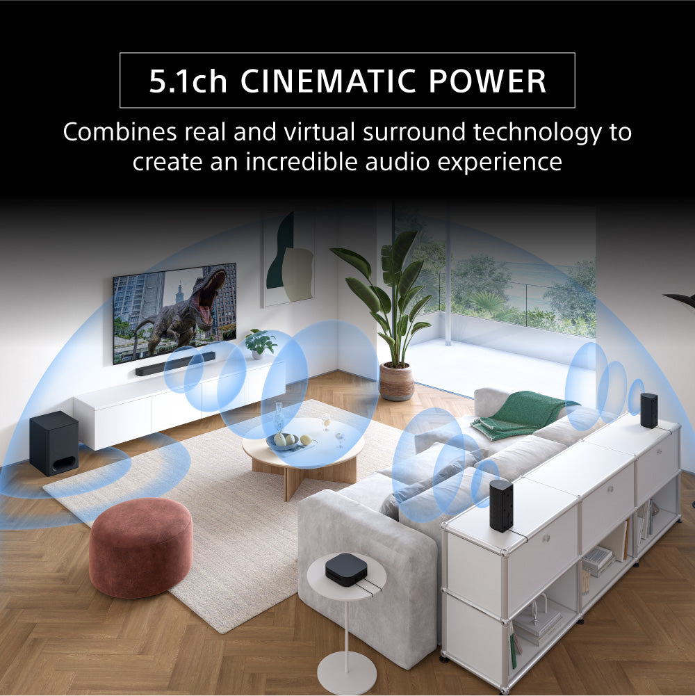 Sony BRAVIA Theater System 6 5.1-Channel Dolby Atmos Soundbar System HT-S60