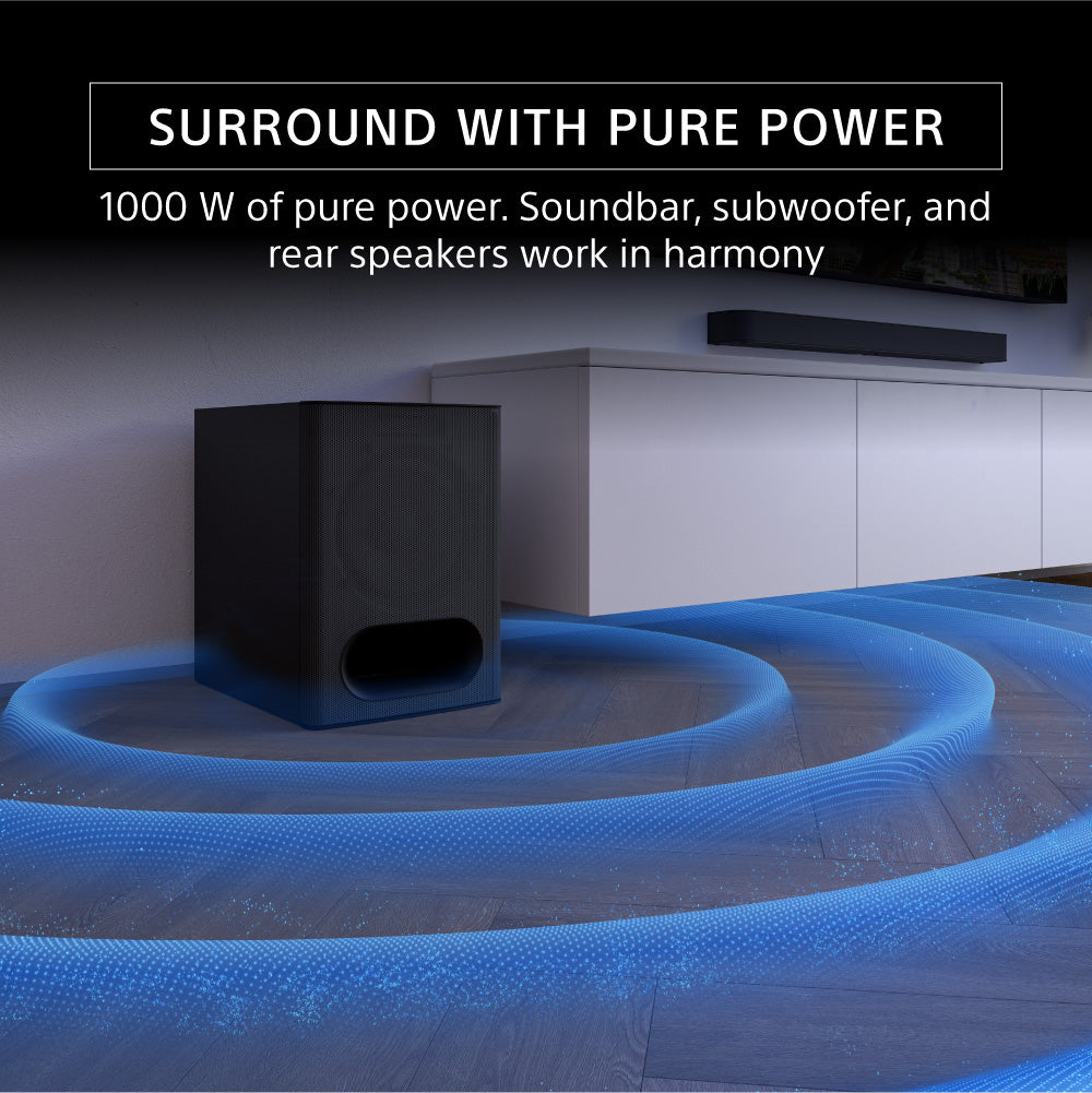 Sony BRAVIA Theater System 6 5.1-Channel Dolby Atmos Soundbar System HT-S60