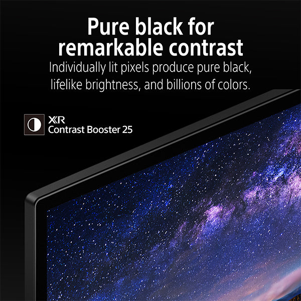 Sony | BRAVIA 8 II 55 Inch TV | QD-OLED | 4K Ultra HD | High Dynamic Range (HDR) | Smart TV (Google TV) | 2025 Model