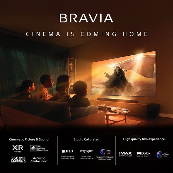 Sony | BRAVIA 8 II 55 Inch TV | QD-OLED | 4K Ultra HD | High Dynamic Range (HDR) | Smart TV (Google TV) | 2025 Model