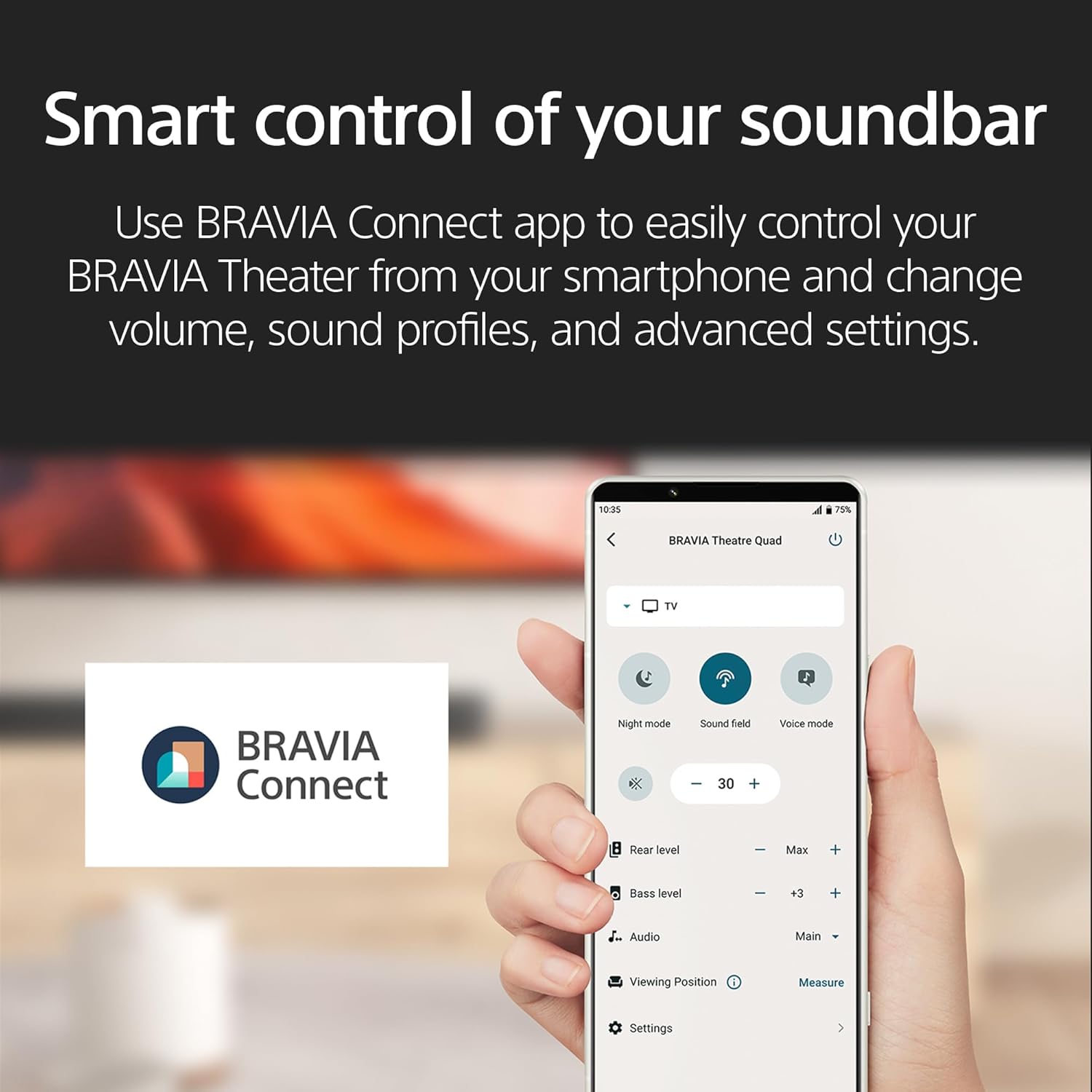 Sony | BRAVIA 2 II 65 Inch TV | 4K Ultra HD | High Dynamic Range (HDR) | Smart TV (Google TV) | 2024 Model