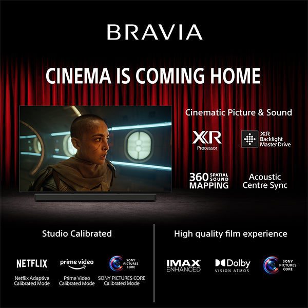 Sony | BRAVIA 7 85 Inch TV | Mini LED | 4K Ultra HD | High Dynamic Range (HDR) | Smart TV (Google TV) | 2024 Model