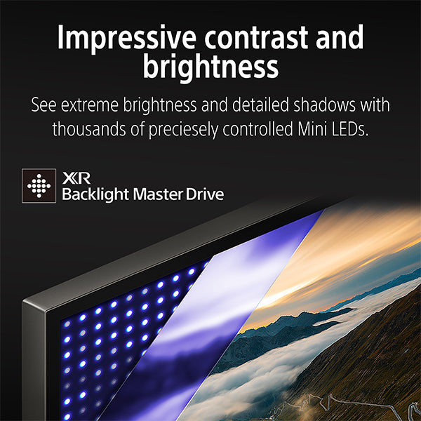 Sony | BRAVIA 7 85 Inch TV | Mini LED | 4K Ultra HD | High Dynamic Range (HDR) | Smart TV (Google TV) | 2024 Model