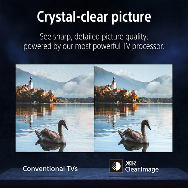 Sony | BRAVIA 7 85 Inch TV | Mini LED | 4K Ultra HD | High Dynamic Range (HDR) | Smart TV (Google TV) | 2024 Model