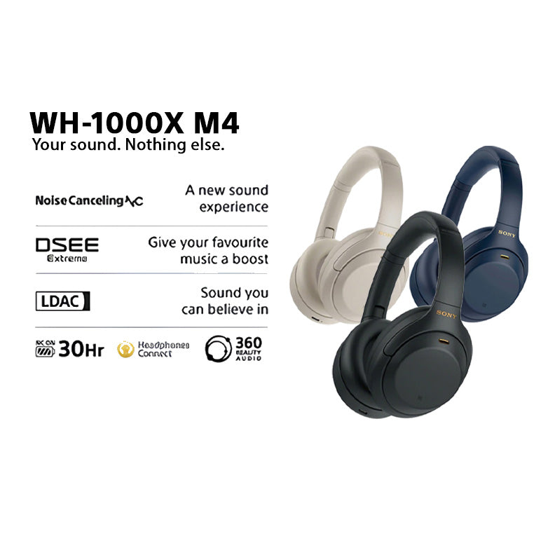 Sony WH-1000XM4 Wireless Noise-Canceling Over-Ear Headphones