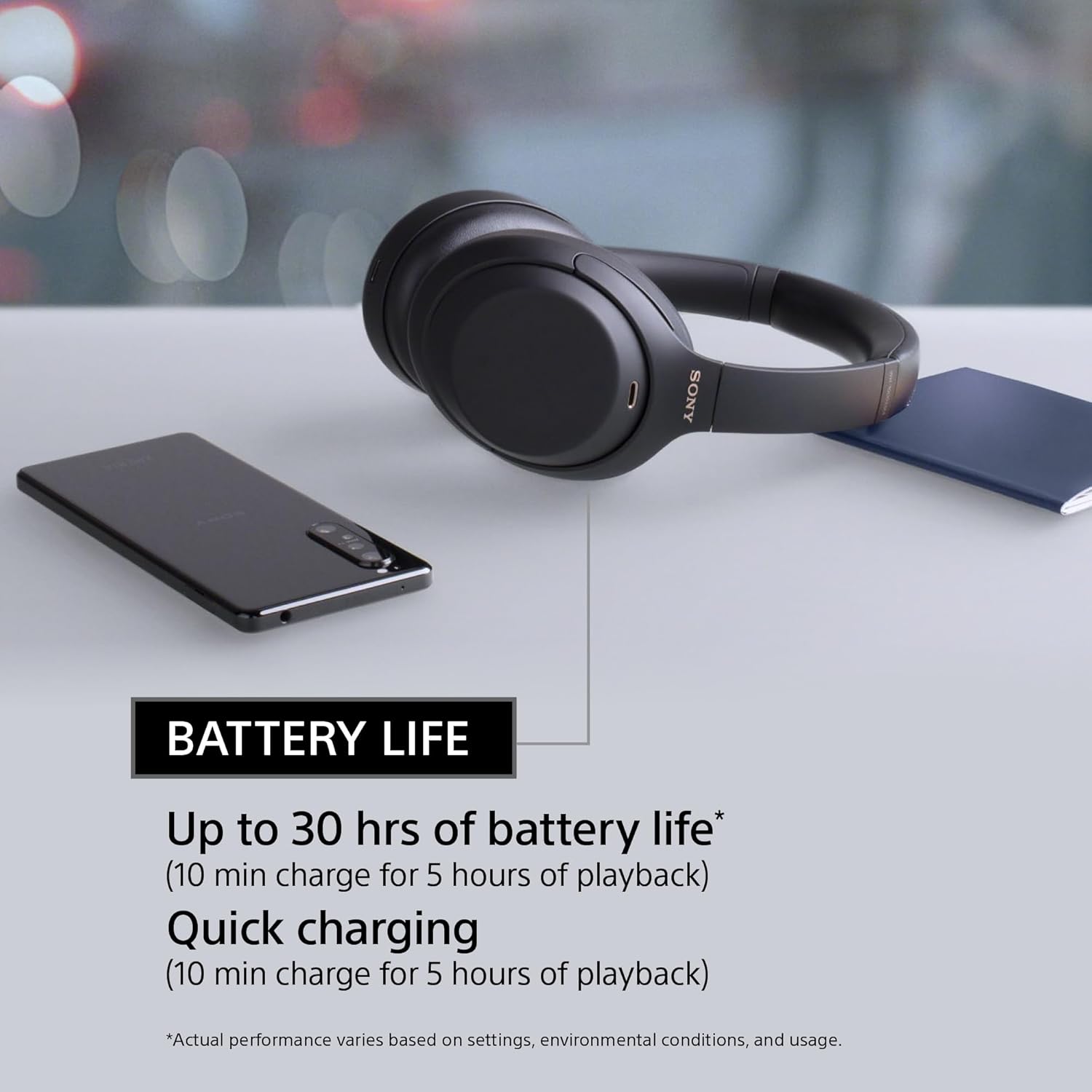 Sony WH-1000XM4 Wireless Noise-Canceling Over-Ear Headphones