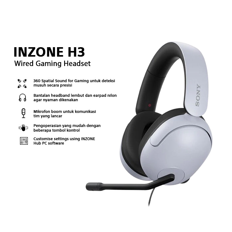SONY INZONE H3 Wired Gaming Headset MDR-G300