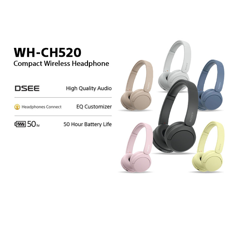 Sony WH-CH520 Wireless Headphones