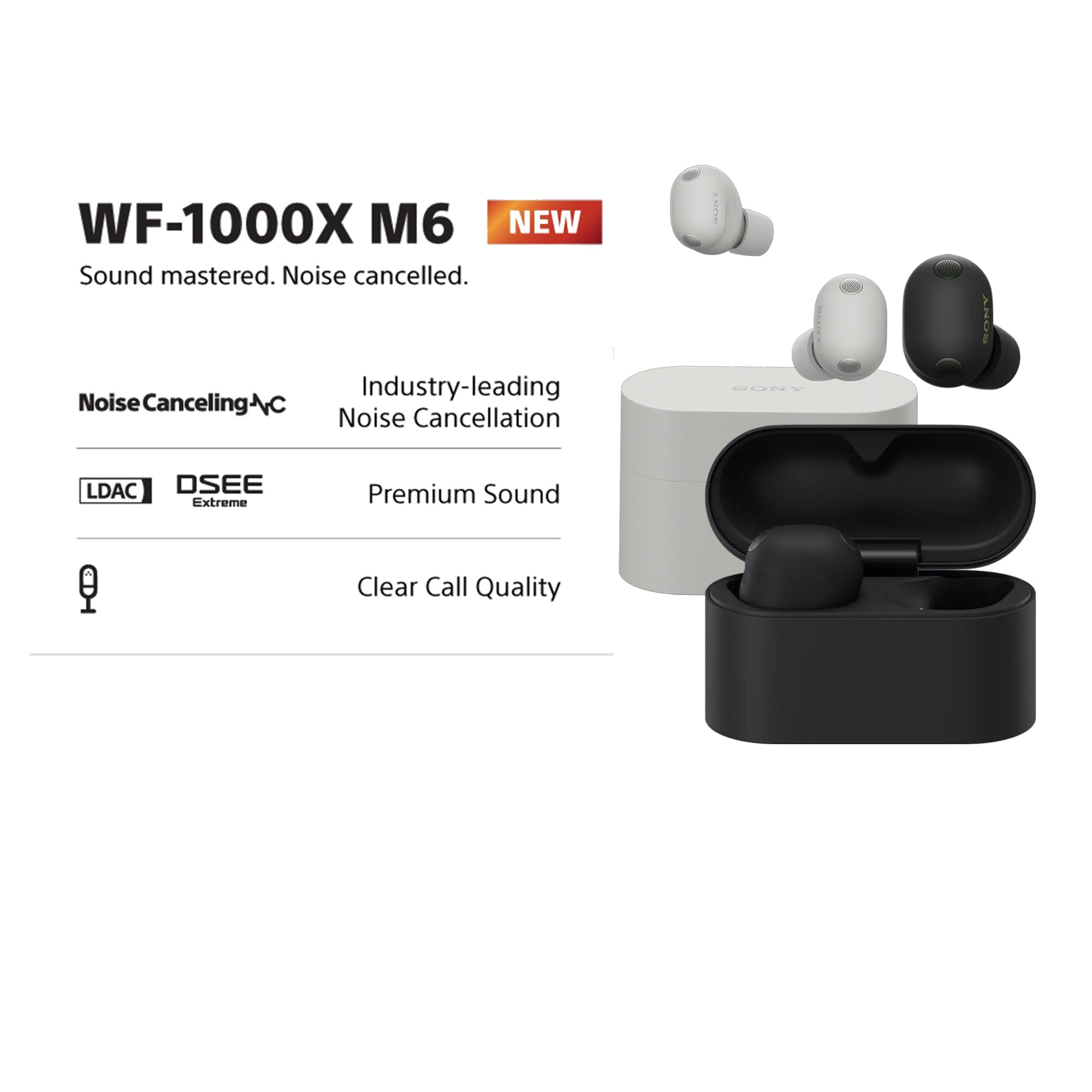SONY WF-1000XM6 Noise Cancelling Truly Wireless
