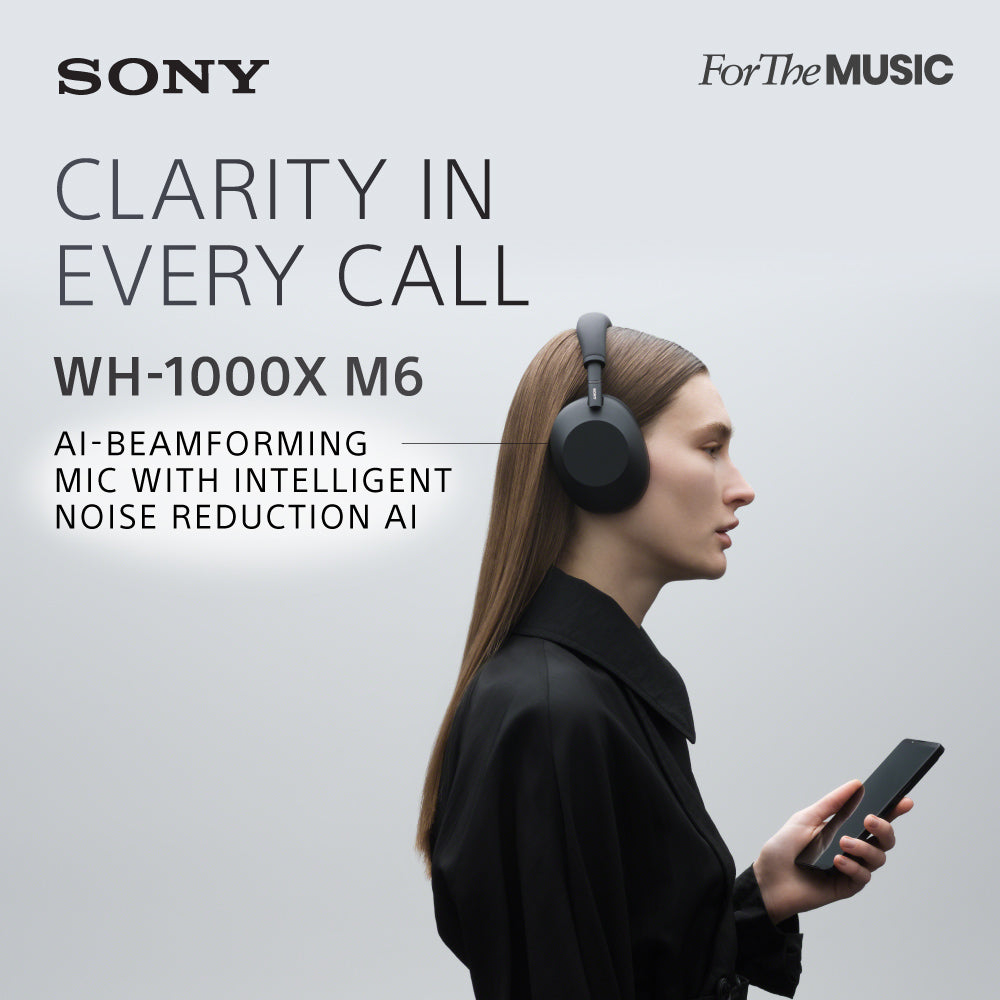 SONY WH-1000XM6 Noice Cancelling Headphones Silver