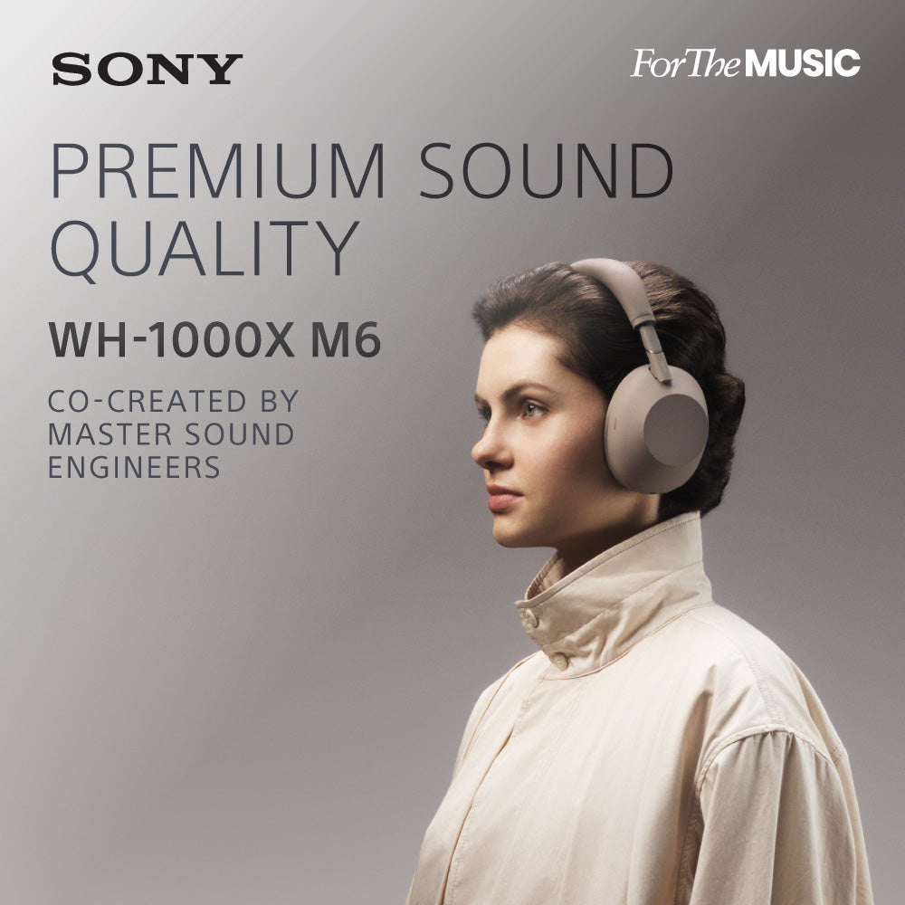 SONY WH-1000XM6 Noice Cancelling Headphones Sand Stone