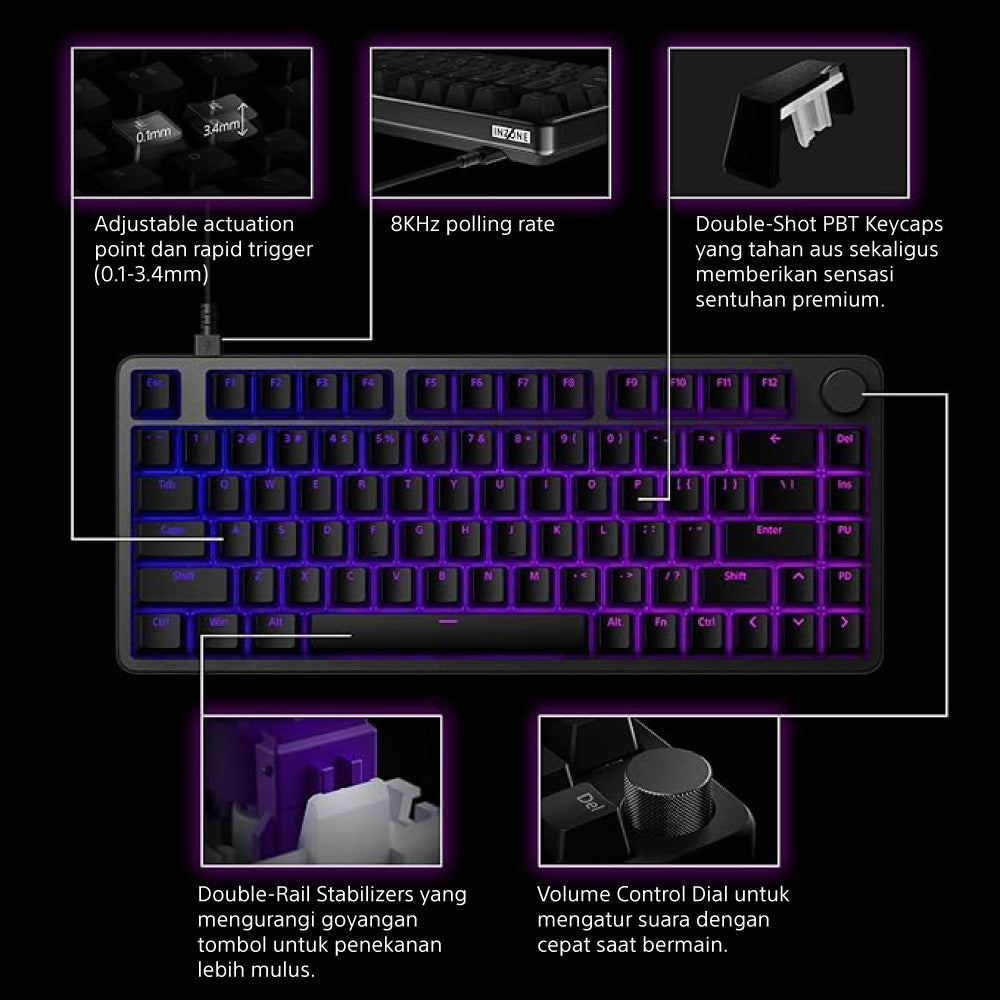 Sony INZONE H75 Gaming Keyboard / KBD-G900