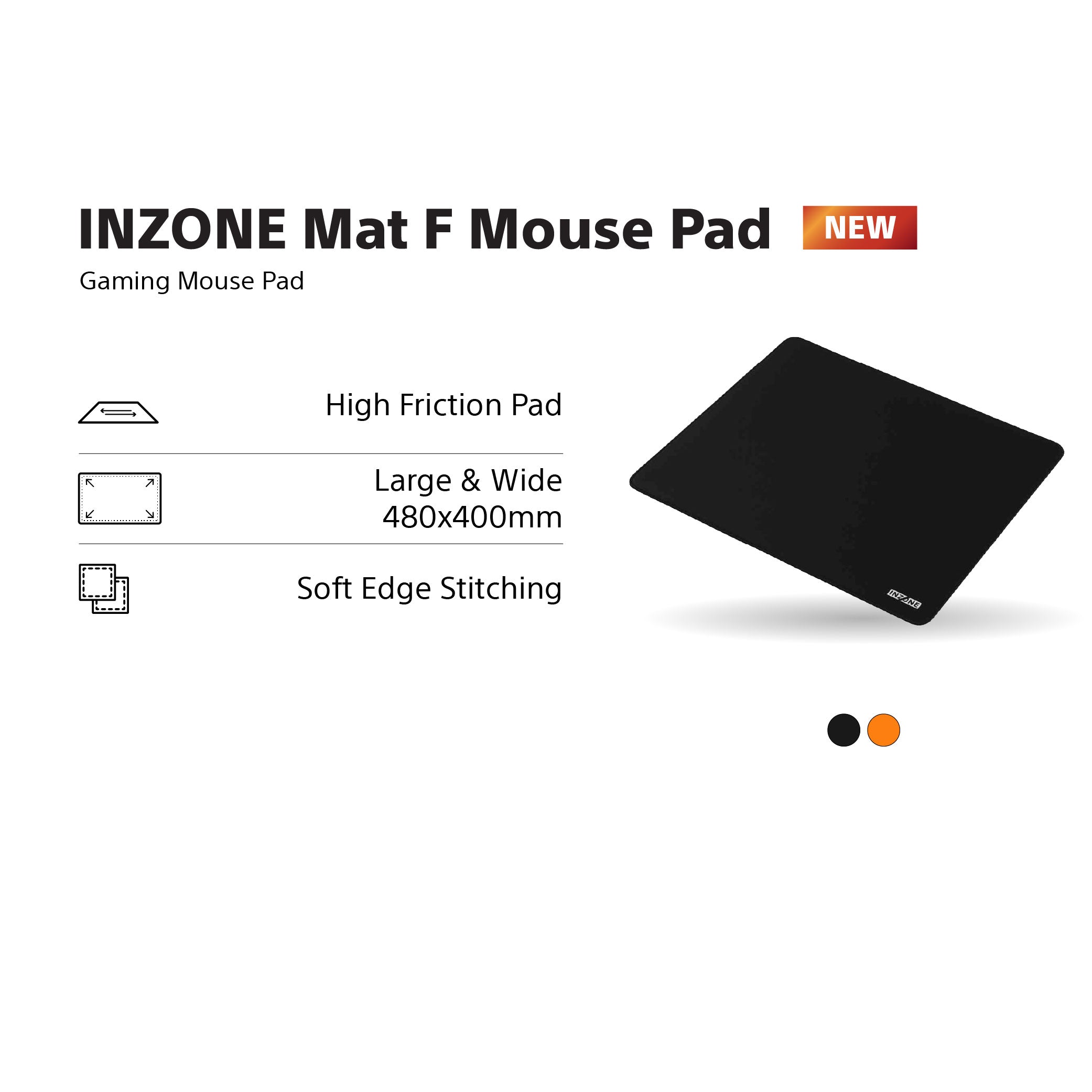 Sony INZONE Mat F Gaming Mouse Pad / MPD-F900 Black