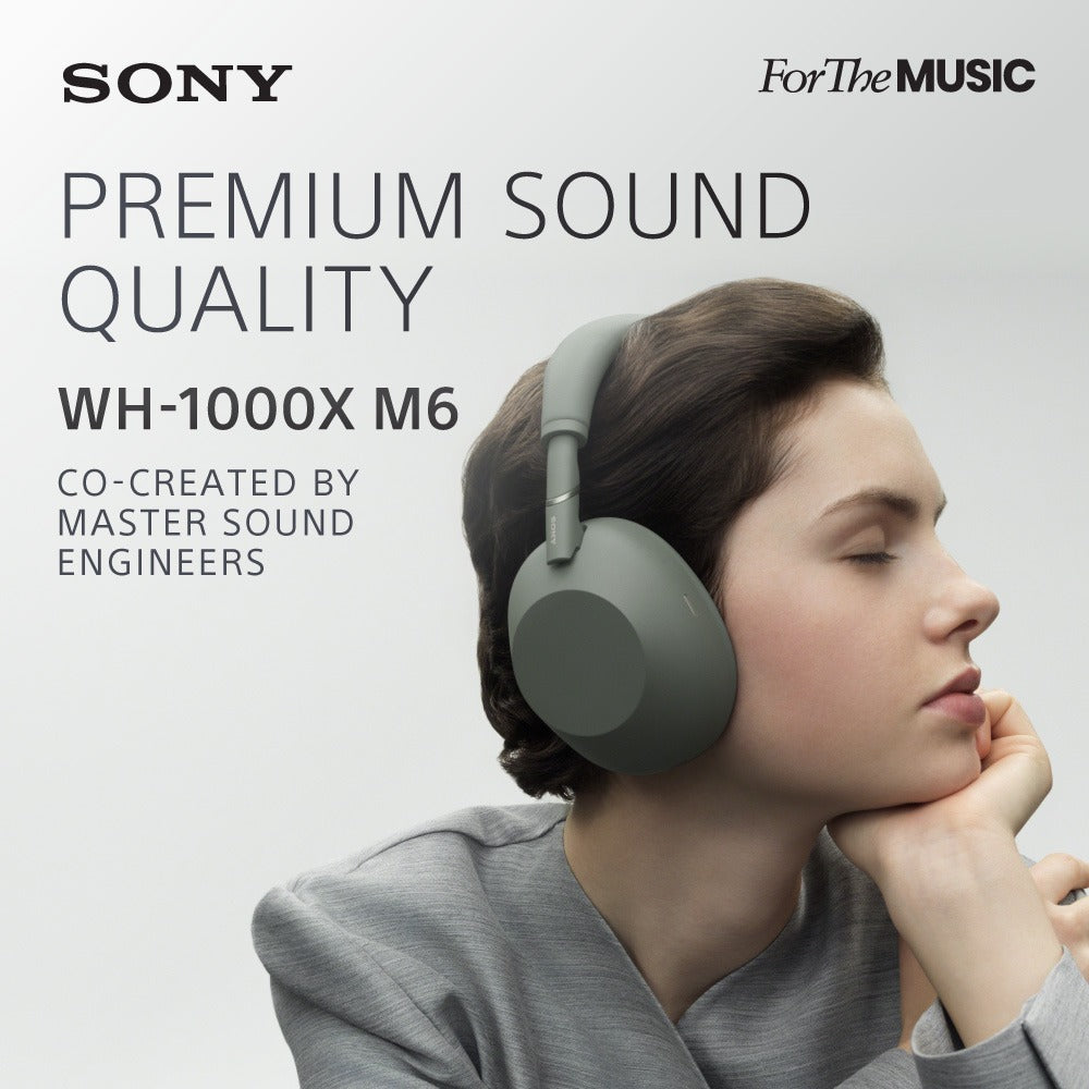 SONY WH-1000XM6 Noice Cancelling Headphones (Olive Gray)