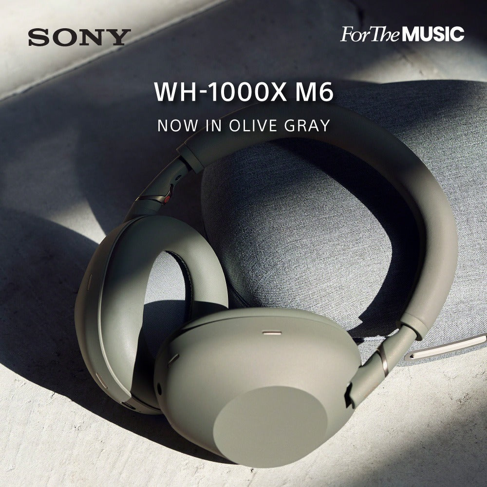 SONY WH-1000XM6 Noice Cancelling Headphones (Olive Gray)
