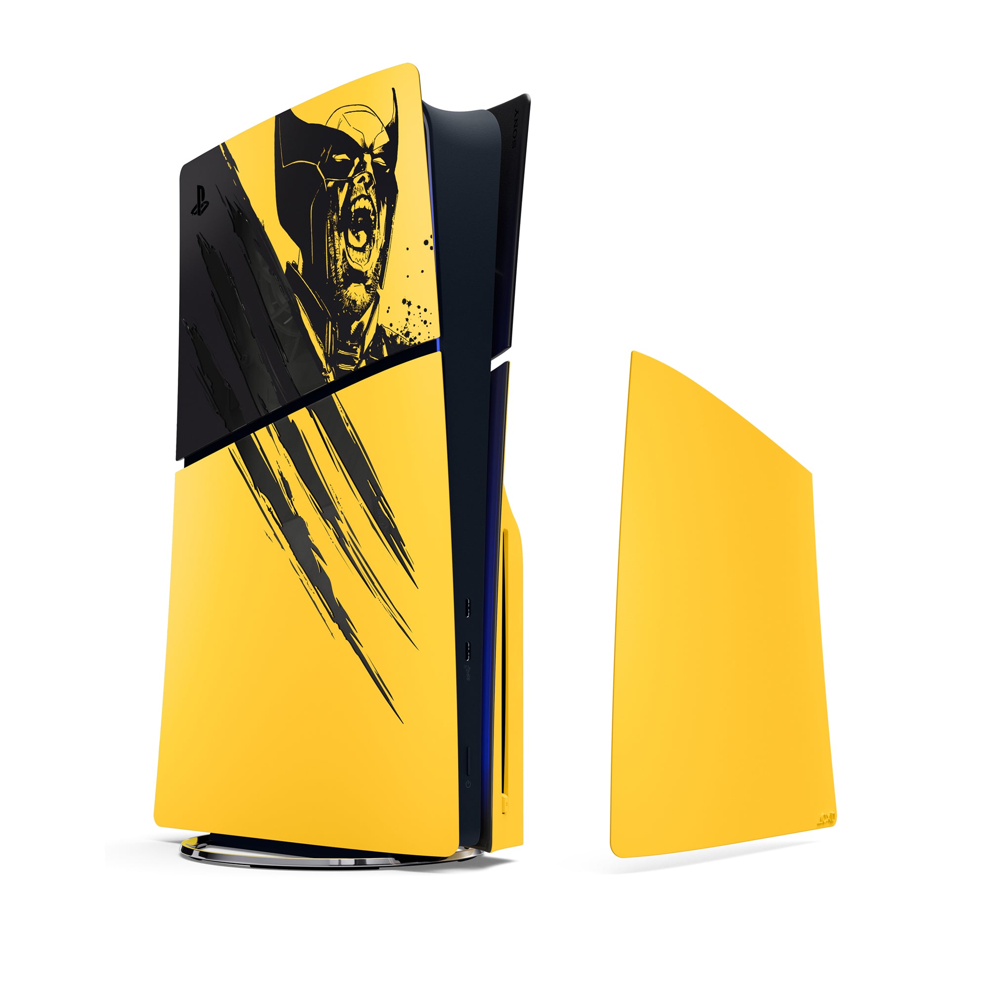 Cover Konsol PlayStation®5 – Marvel’s Wolverine Battle Yellow Edisi Terbatas