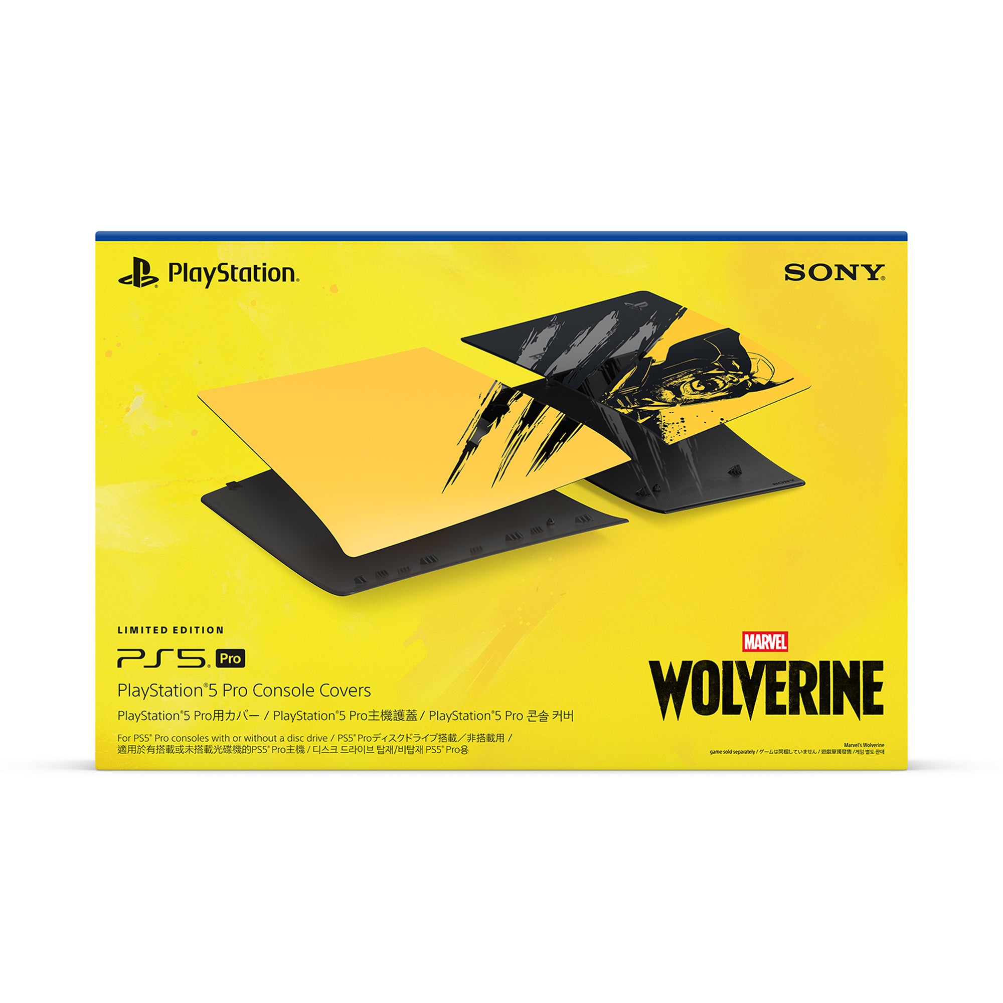 Cover Konsol PlayStation®5 Pro – Marvel’s Wolverine Battle Yellow Edisi Terbatas